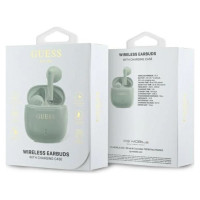 Guess Bluetooth headphones GUTWSJ14ESGN TWS + docking station green/green Printed Classic Logo