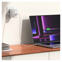 Spigen ArcStation Pro Charger + USB-C 140-W Cable - White