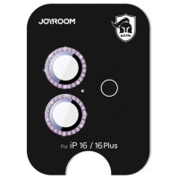 Joyroom JR-MSJ0275 protective glass for iPhone 16/16 Plus lenses - pink
