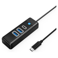 Orico PWC2U-C3 USB-C Hub / 2x USB-A 3.0 + 1x USB-C 3.0 - Black
