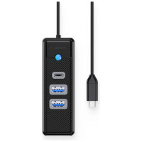 Orico PWC2U-C3 USB-C Hub / 2x USB-A 3.0 + 1x USB-C 3.0 - Black