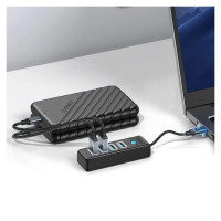 Orico PWC2U-C3 USB-C Hub / 2x USB-A 3.0 + 1x USB-C 3.0 - Black