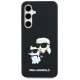 Karl Lagerfeld 3D Rubber Karl&Choupette Case for Samsung Galaxy S24 FE - Black