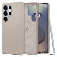 Spigen Silicone Fit Mag case for Samsung Galaxy S25Ultra - titanium