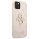 Guess 4G Big Metal Logo Case for iPhone 13 / 14 / 15 6.1" - Pink