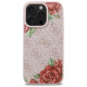 Guess GUHMP16LP4ROPEMCP iPhone 16 Pro 6.3" pink/pink hardcase 4G Flowers Print MagSafe