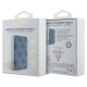 Guess Powerbank inductive 15W GUPB5FP4EMGB 5000mAh blue/blue 4G Leather Metal Logo MagSafe
