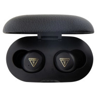 Guess Bluetooth headphones GUTWSPGTSPSK TWS + docking station black/black Grained Classic Logo