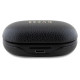 Guess Bluetooth headphones GUTWSPGTSPSK TWS + docking station black/black Grained Classic Logo