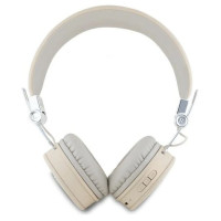 Guess Bluetooth on-ear headphones ENC GUBH70PGTSPSE beige/beige Grained Classic Round Shape