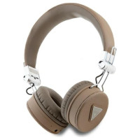 Guess Bluetooth ENC GUBH70PGTSPSW Brown Grained Classic Round Shape Headphones