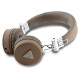 Guess Bluetooth ENC GUBH70PGTSPSW Brown Grained Classic Round Shape Headphones