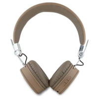 Guess Bluetooth ENC GUBH70PGTSPSW Brown Grained Classic Round Shape Headphones