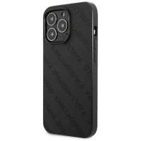 Karl Lagerfeld Perforated Allover Case for iPhone 13 Pro / 13 6.1" - Black