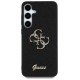 Guess Fixed Glitter Big 4G Metal Logo case for Samsung Galaxy S25 Plus black