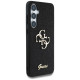 Guess Fixed Glitter Big 4G Metal Logo case for Samsung Galaxy S25 Plus black