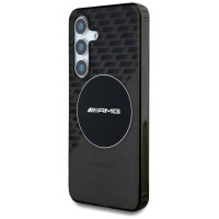 Mercedes AMG Transparent Rhombs MagSafe Case for Samsung Galaxy S25 - Black