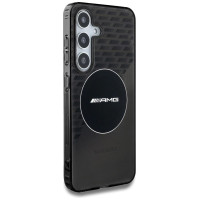 Mercedes AMG Transparent Rhombs MagSafe Case for Samsung Galaxy S25 - Black