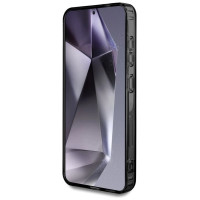 Mercedes AMG Transparent Rhombs MagSafe Case for Samsung Galaxy S25 - Black