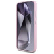 Karl Lagerfeld Saffiano Full Wrapped Elongated Metal Logo MagSafe Case for Samsung Galaxy S25 - Pink