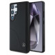 Mercedes Leather Curved Stitches Case for Samsung Galaxy S25 Ultra - Black