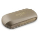 Guess Elongated Metalic Printed Logo Bluetooth TWS Headphones + Docking Station - Gold