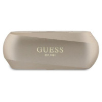 Guess Elongated Metalic Printed Logo Bluetooth TWS Headphones + Docking Station - Gold