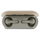 Guess Elongated Metalic Printed Logo Bluetooth TWS Headphones + Docking Station - Gold