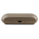 Guess Elongated Metalic Printed Logo Bluetooth TWS Headphones + Docking Station - Gold