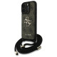 Guess 4G Big Logo Cord Stap Crossbody Case for iPhone 16 Pro Brown