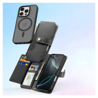 Dux Ducis Lawa Leather Case for iPhone 16 Pro - Black