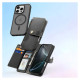 Dux Ducis Lawa Leather Case for iPhone 16 Pro - Black