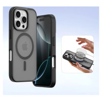 Dux Ducis Lawa Leather Case for iPhone 16 Pro - Black