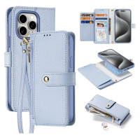 Dux Ducis Lawa Leather Case for iPhone 15 Pro - Blue