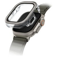 Uniq Voute case with tempered glass for Apple Watch Ultra 49 mm - silver
