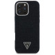 Guess Denim Triangle Logo MagSafe case for iPhone 16 Pro - black
