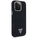 Guess Denim Triangle Logo MagSafe case for iPhone 16 Pro - black