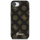 Guess Peony Script Logo MagSafe iPhone 16e Case Black