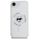 Karl Lagerfeld IML Metal Choupette Head MagSafe iPhone 16e Case - White