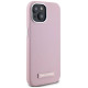 Karl Lagerfeld FW Metal Plate MagSafe iPhone 15 Case - Pink