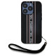 Karl Lagerfeld Saffiano Athleisure Stripes Cord iPhone 15 Pro Max Case - Pink