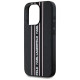 Karl Lagerfeld Saffiano Athleisure Stripes Cord iPhone 15 Pro Max Case - Pink