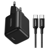 Ugreen X513 30W GaN Wall Charger 1x USB-C + 1m USB-C Cable - Black
