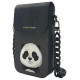 Nimmy Big Eyed Pet 2.0 Panda 3-in-1 Phone Bag + Wallet + Tracker Case - Black