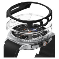 Ringke Slim 2-pack Case for Samsung Galaxy Watch 8 Classic 46mm - Transparent-Matte Black