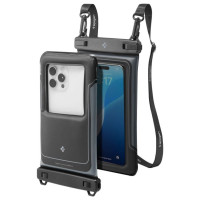 Spigen A611P 2-pack waterproof case - matte black