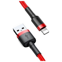 Baseus Cafule USB-A / Lightning 2A QC 3.0 cable 3 m - red
