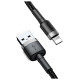 Baseus Cafule USB-A / Lightning 2A QC 3.0 cable 3 m - black and gray