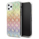 Guess GUHCN58PEOML iPhone 11 Pro multicolor hard case Iridescent 4G Peony