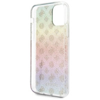 Guess GUHCN58PEOML iPhone 11 Pro multicolor hard case Iridescent 4G Peony